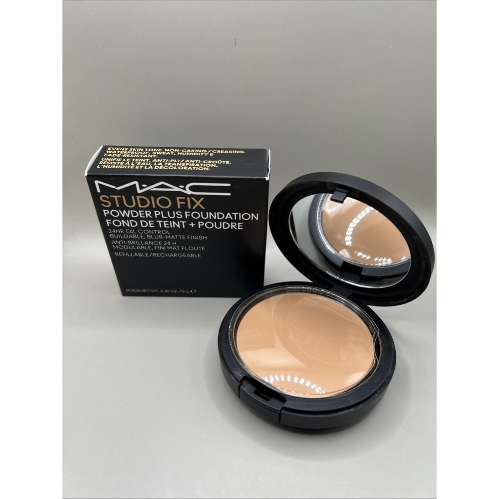 Mac Studio Fix Powder Plus Foundation 24HR Oil Control NC40 NEW FORMULA 0.42oz